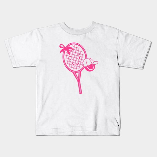 I Love Tennis Kids T-Shirt by AdrianaStore